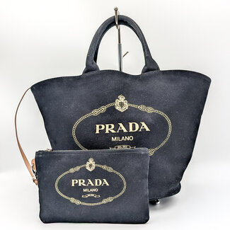 Handbag Prada Canapa Fabric Tote 126015081