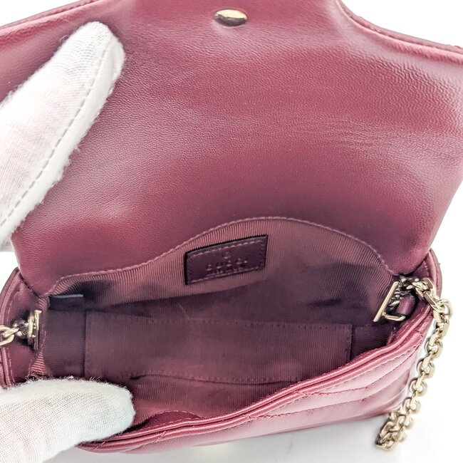 Handbag Gucci GG Marmont Mini Calfskin 126015104