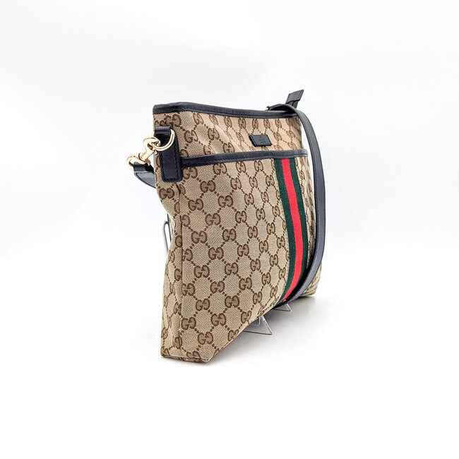 Handbag Gucci Sherry Web Flat Messenger 126015080