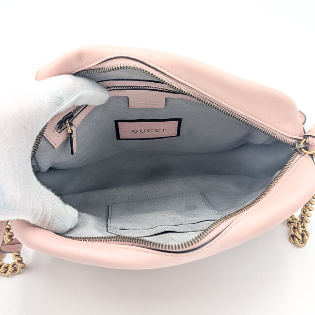 Handbag Gucci Ghost Graffiti GG Marmont Pink 126015093
