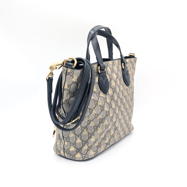 Handbag Gucci Supreme Bee Motif W/Strap 126015099