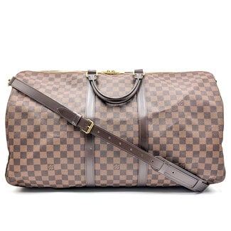 Duffle Louis Vuitton Keepall Bandouliere 55 Damier Ebene 125095102