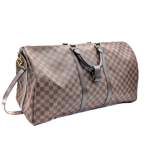 Duffle Louis Vuitton Keepall Bandouliere 55 Damier Ebene 125095102