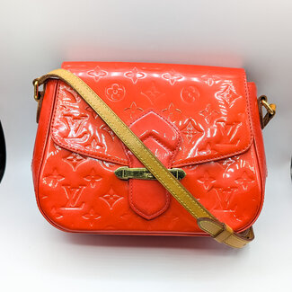 Handbag Louis Vuitton Bell Flower Red Vernis M91728 125095049