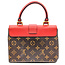 Handbag Louis Vuitton Locky Coquelicot Monogram BB M43159 125095048