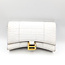 Handbag Balenciaga Hourglass Wallet on a Chain Mock-Croc 225095002