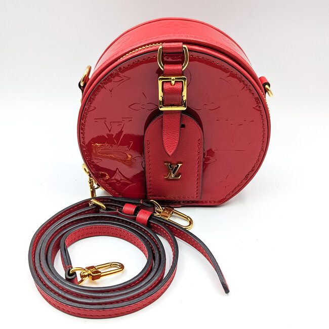 Handbag Louis Vuitton Boite Chapeau Souple Rouge 125045014
