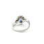 Ring Bypass Halo 0.71ctw Round Diamonds GIA: 2506869520 1.89ct Pastel Blue Sapphire 900pt 12.75mm Sz5.25 6.88g 126010011