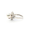 Ring Bypass 0.63ctw Round & Baguette Diamonds 9mm South Sea Pearl Pt900 Sz6 7.39g 126010032