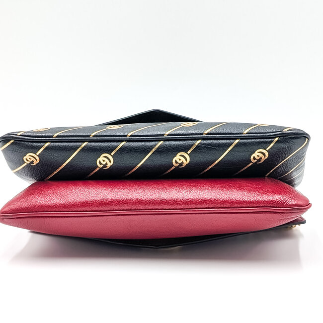 Handbag Gucci Double GG Face Rhinestone 126015124