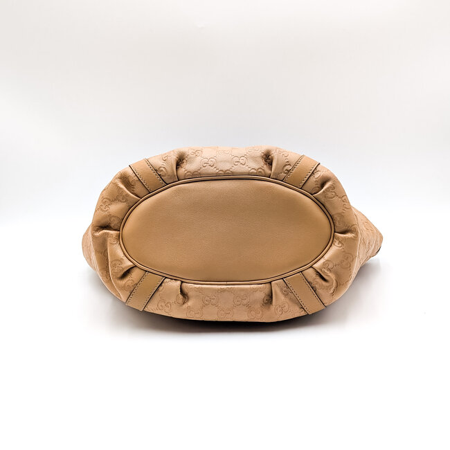 Handbag Gucci Guccissima Tan Leather 126015116