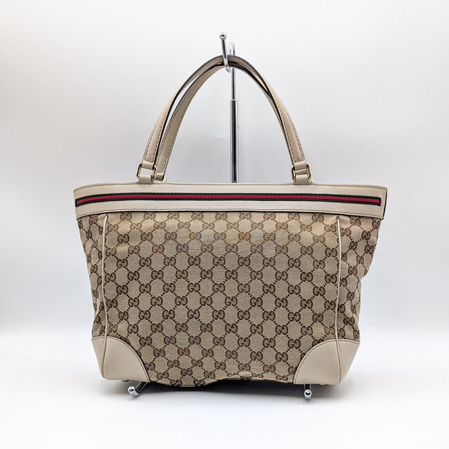 Handbag Gucci GG Canvas Mayfair Web 126015113