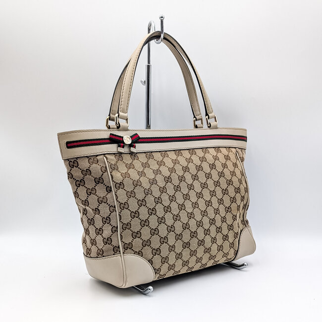 Handbag Gucci GG Canvas Mayfair Web 126015113