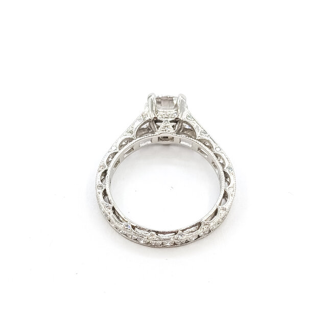 Ring Engagement Tacori Wedding Set 1.46ct RB Lab Grown Diamond IGI: 698526278 1.65ctw Diamonds Plat 2.6mm Sz6.5 7.1g 125100046