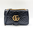 Shoulder Gucci GG Marmont Large Black Calfskin 126015126