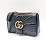 Shoulder Gucci GG Marmont Large Black Calfskin 126015126
