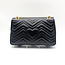 Shoulder Gucci GG Marmont Large Black Calfskin 126015126