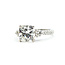 Ring 3-Stone Engagement 3ct Cushion Lab Grown Diamond IGI: 752514910  .75ctw Diamonds 18kw 2.9mm Sz6.25 4.66g 125090013