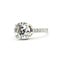 Ring Hidden Halo 3.09ct Lab Grown Diamond IGI: 743571390 0.75ctw Near Colorless Diamonds 18kw 2.6mm Sz6.5 6g 125120088