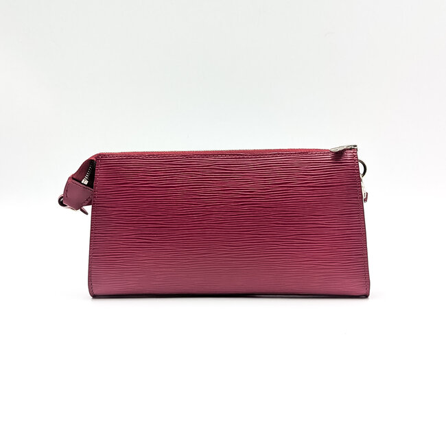 Clutch Louis Vuitton Pouchette Accessories Pink Epi Leather 126015127