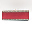 Handbag Gucci GG Padlock Supreme Red Leather Canvas 125070044