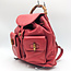 Backpack Gucci Bamboo Red Leather 125105104