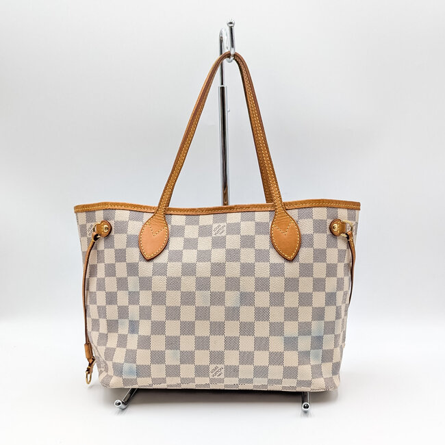 Handbag Louis Vuitton Neverfull Damier White PM 125105096