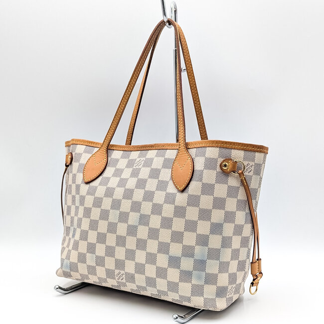 Handbag Louis Vuitton Neverfull Damier White PM 125105096