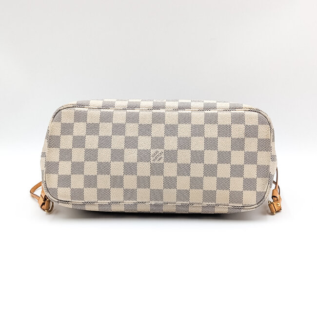 Handbag Louis Vuitton Neverfull Damier White PM 125105096