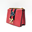 Handbag Louis Vuitton Gucci Peony Eye Chain Red Leather 125105063