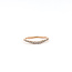 Ring Contour Band .15ctw Round Diamonds 14kr Sz5.25 1.4g 226012027