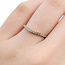 Ring Contour Band .15ctw Round Diamonds 14kr Sz5.25 1.4g 226012027