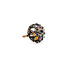Ring Bohemian Sapphire, Ruby, Citrine, Garnet & Glass 18ky Sz7.5 6.56g 226012037
