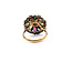 Ring Bohemian Sapphire, Ruby, Citrine, Garnet & Glass 18ky Sz7.5 6.56g 226012037