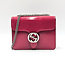 Handbag Gucci Interlocking GG Pink Calfskin Leather 126015090