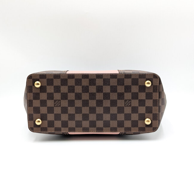Handbag Louis Vuitton Jersey Damier Magnolia Pink Brown 126015129