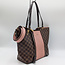 Handbag Louis Vuitton Jersey Damier Magnolia Pink Brown 126015129