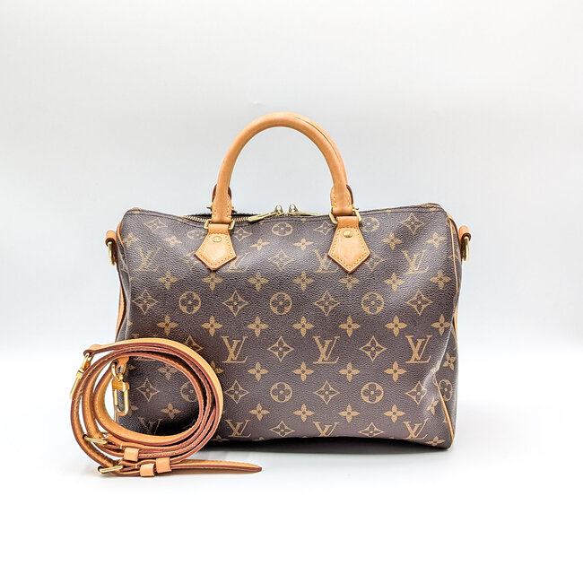 Handbag Louis Vuitton Speedy Bandouliere 30 Monogram 126015128