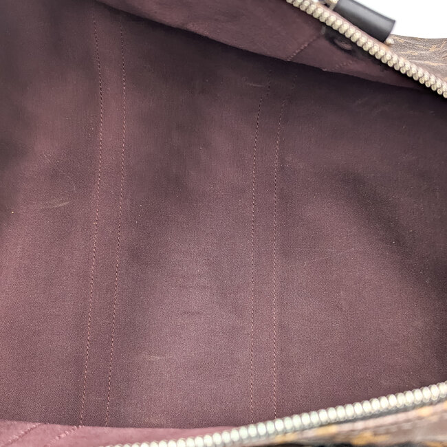 Duffle Louis Vuitton Keepall Bandouliere 55 Monogram Macassar 125115060