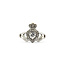 Ring Claddagh .22ct Round Diamond .33ctw Near Colorless Diamonds 14kw Sz7 2.22g 126010001