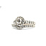Ring Wedding Set Halo .75ct Round Diamonds 1.40ctw Diamonds 14kw Sz12 8.45g 226012012