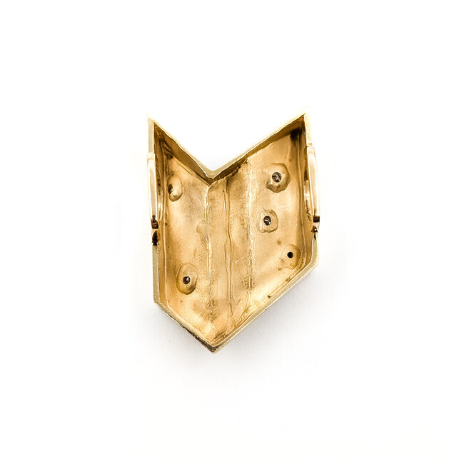 Pendant Slide Modern .20ctw Round Diamonds 14ky 1.4x1" 16.42g 126010003