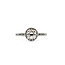 Ring Halo Engagement .50ct Round Diamonds .33ctw Diamonds 14kw 1.7mm Sz6.75 2.14g 226012016