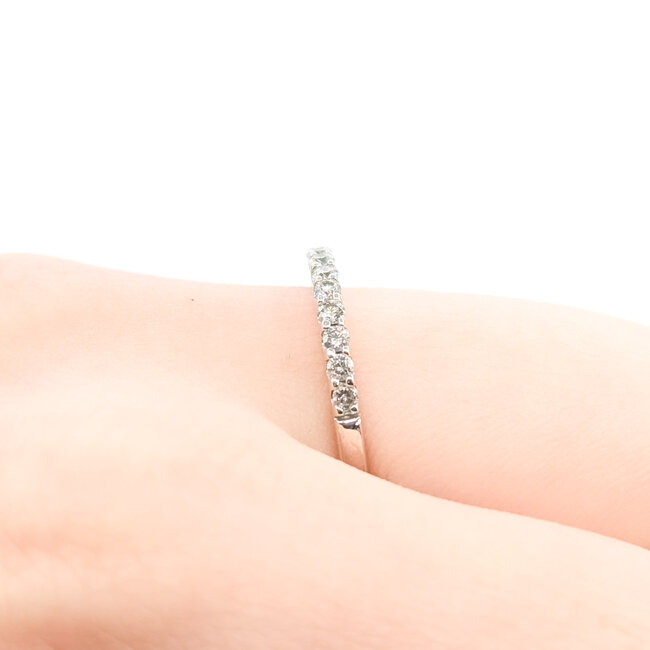 Ring Bridal .25ctw Round Diamonds 14kw 1.8mm Sz6.75 1.96g 226012017