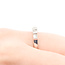 Ring 7-Stone .33ctw Princess & Baguette Diamonds 14kw Sz7 2.13g 126020013