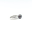 Ring Split Band .12ctw Round Diamonds 8.5mm Tahitian Pearl 14kw 5.5mm Sz7 3.85g 226020006