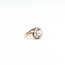 Ring Bypass Halo .12ctw Round Diamonds 3.5ct Pink Quartz 14kr 3mm Sz7 3.93g 226020008