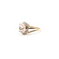 Ring Bypass Halo .12ctw Round Diamonds 3.5ct Pink Quartz 14kr 3mm Sz7 3.93g 226020008