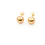 Earrings Stud 9.5mm Golden Pearl K18YG 9.5mm 2.89g 126010040