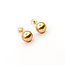 Earrings Stud 9.5mm Golden Pearl K18YG 9.5mm 2.89g 126010040